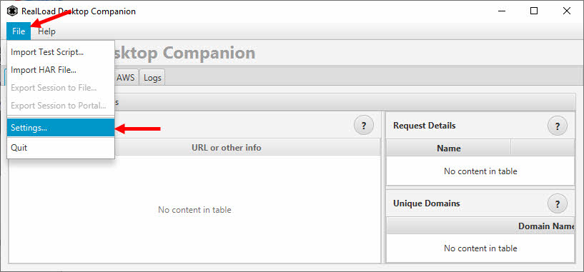 Start and configure Desktop Companion